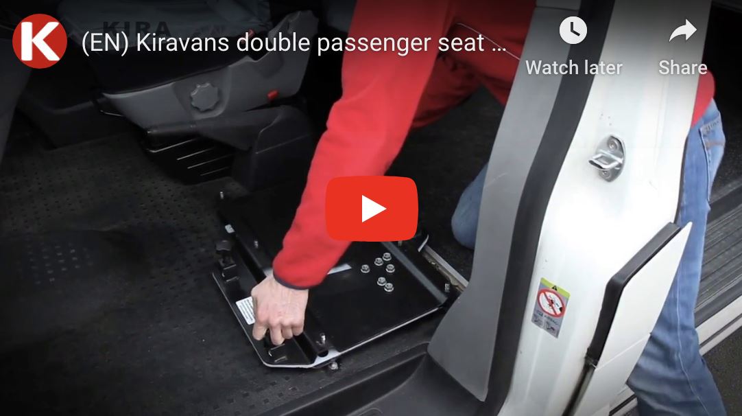 Video: How to fit a Kiravans Double Passenger Seat Swivel for VW T5 or T6