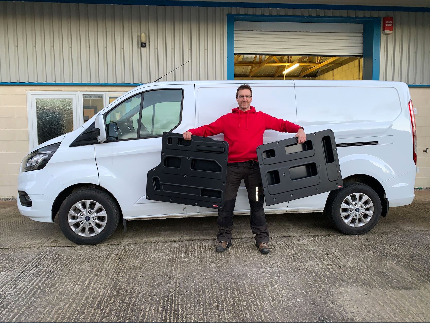 Say hello to our NEW and exclusive Ford Transit Custom DoorStore and PanelStore