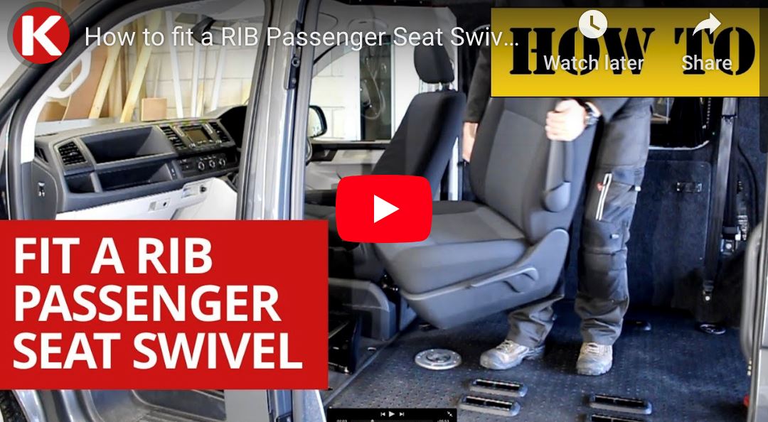Video: How to fit a passenger RIB seat swivel - VW T5/T6