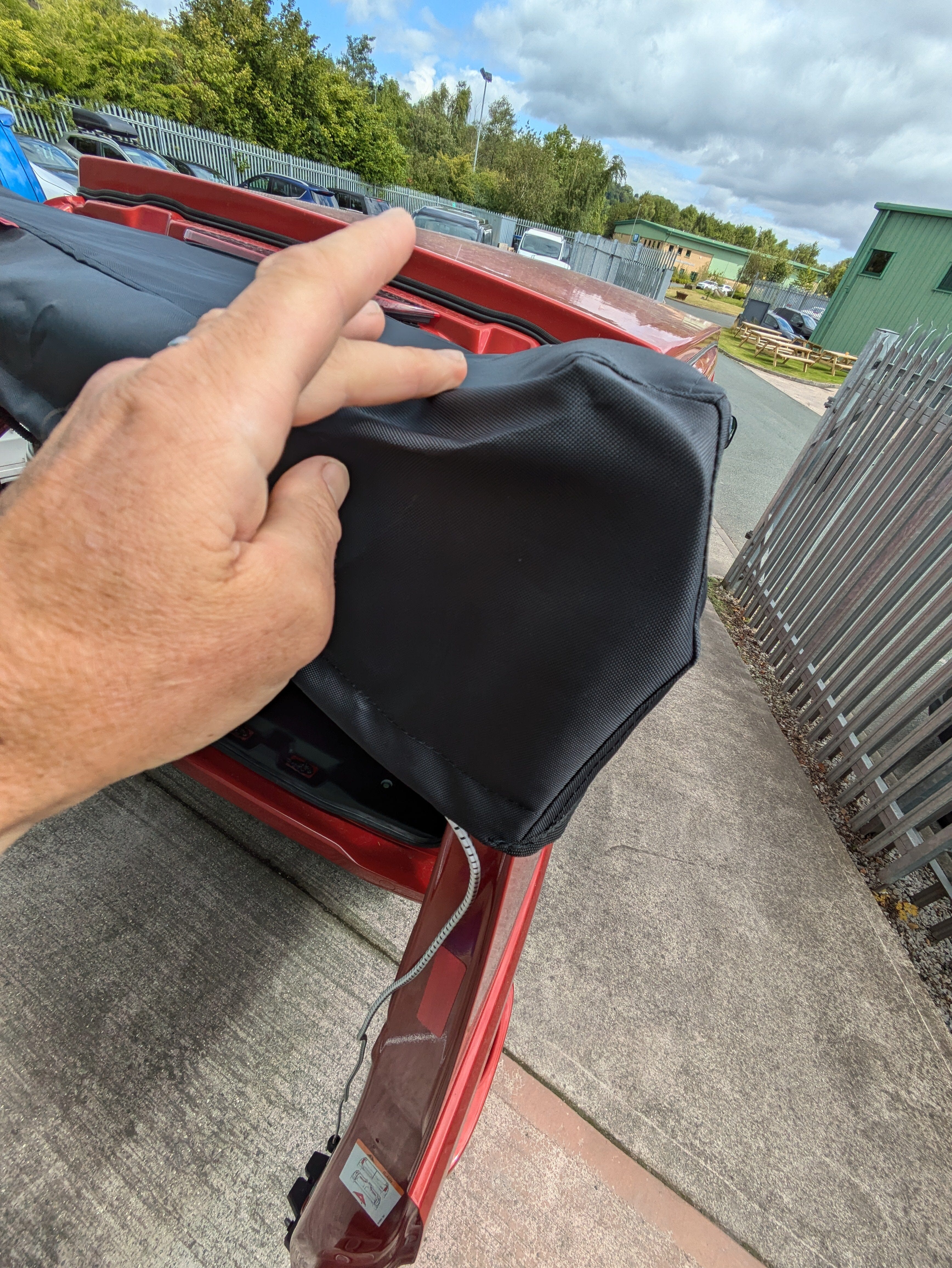 Kiravans Barn Door Campervan Awning for Transit Custom 2024 (v710) Designed by Kiravans