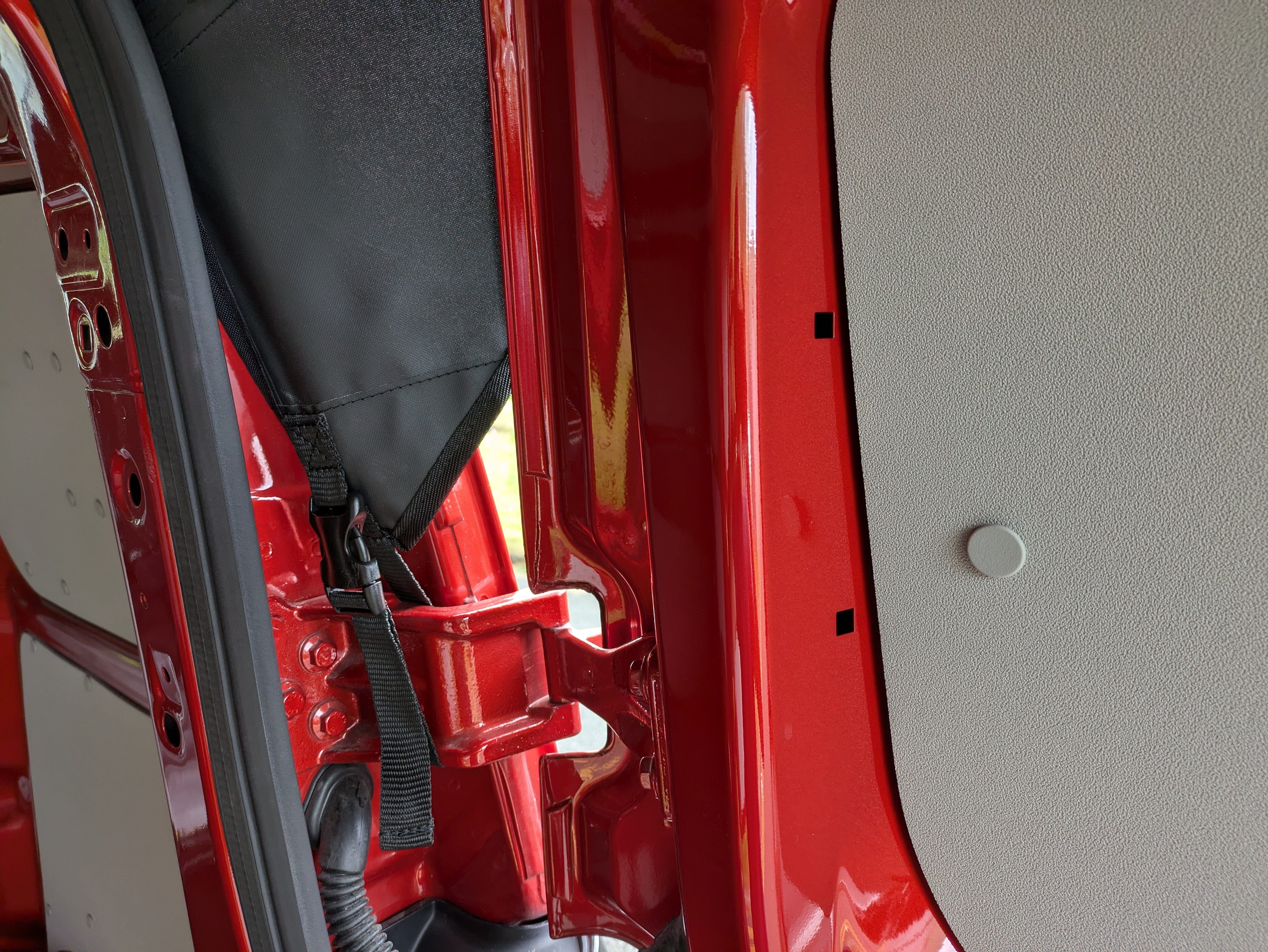 Kiravans Barn Door Campervan Awning for Transit Custom 2024 (v710) Designed by Kiravans