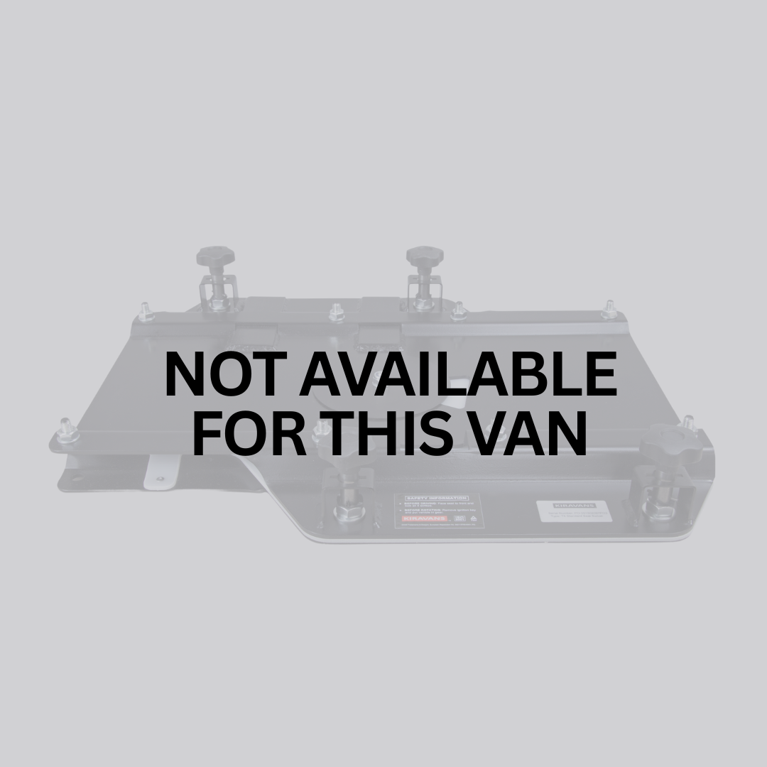 Double Swivel — Ford Transit Custom/Mk8,  Ducato/Boxer/Relay,  Crafter/Sprinter,  Vito/Viano,  Master/Movano,  ID. Buzz/Multivan T7,  Jumpy/Vivaro C/Expert/Proace/Scudo
