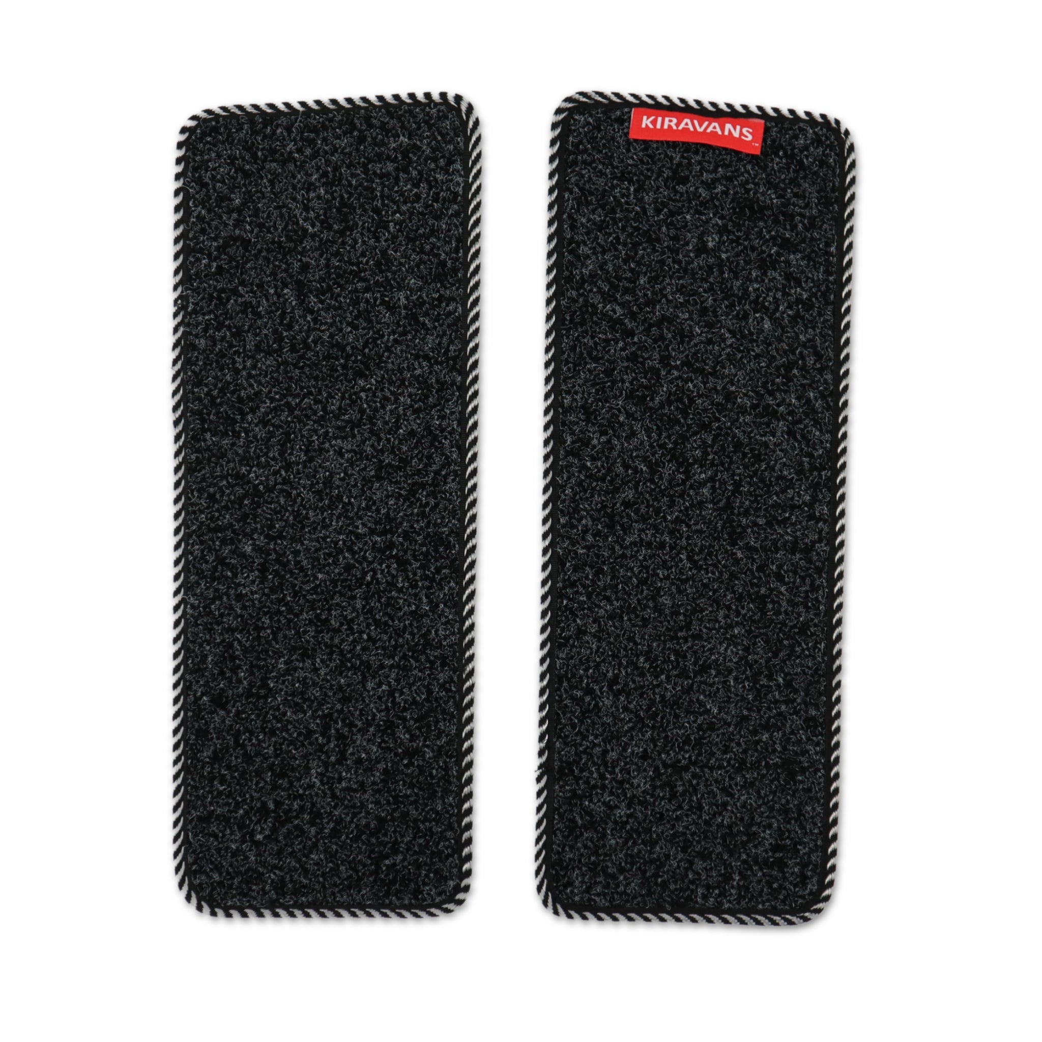 Pair of Side Step Mats for Driver & Passenger Doors - Ford Transit Custom