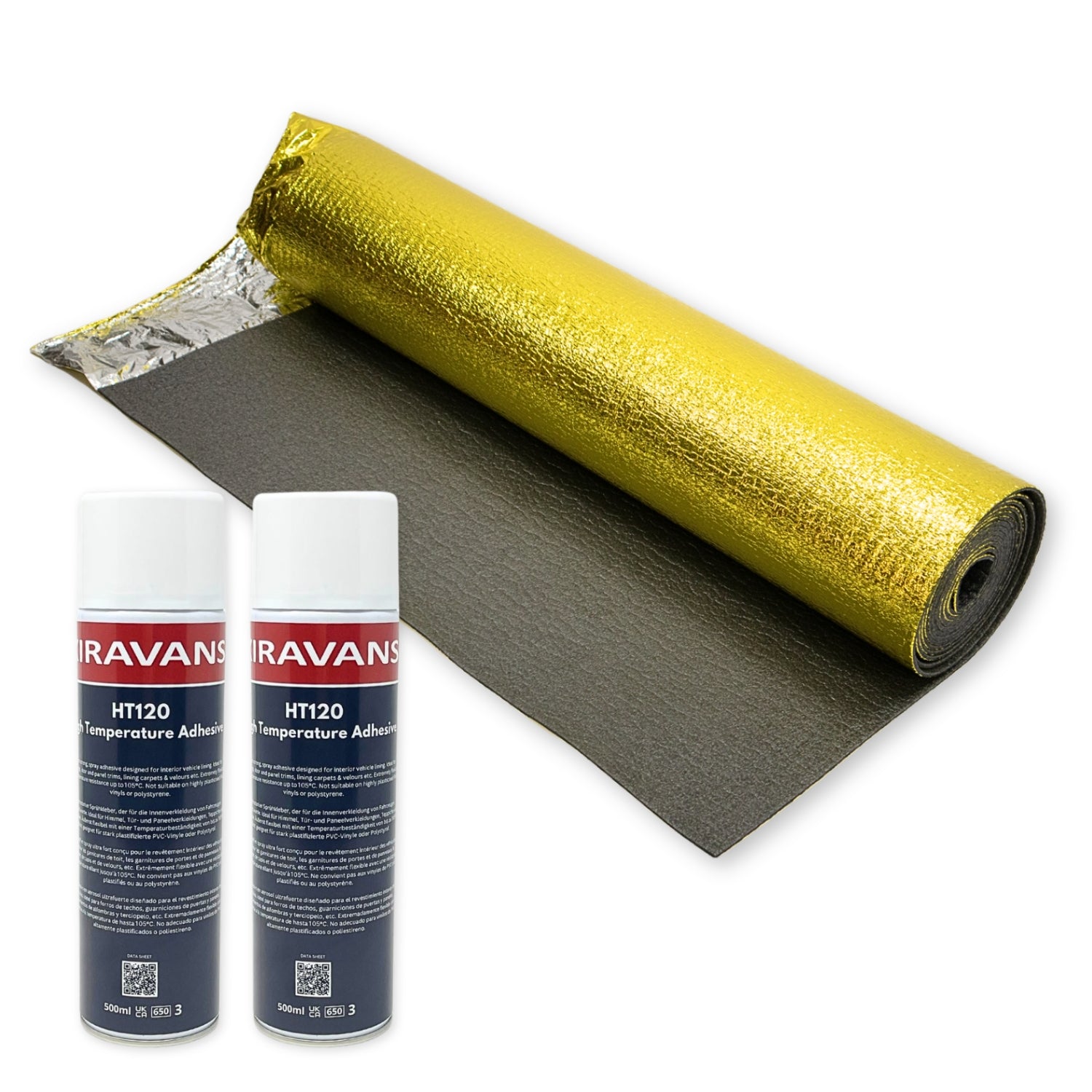 5mm Premium Gold Underfloor Insulation 7m Roll (1m Wide)