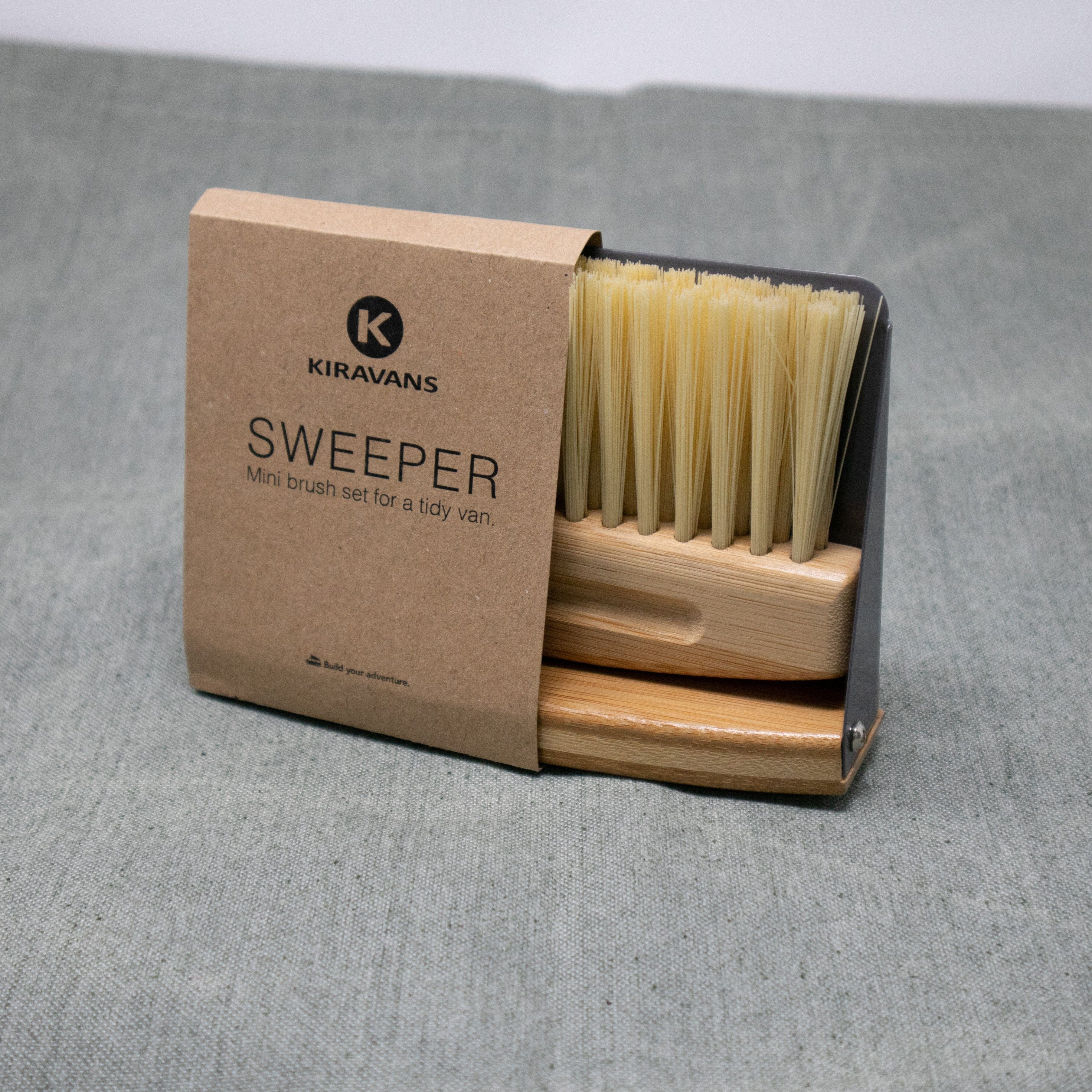 Kiravans SWEEPER Mini Dustpan & Brush with Magnet Kiravans