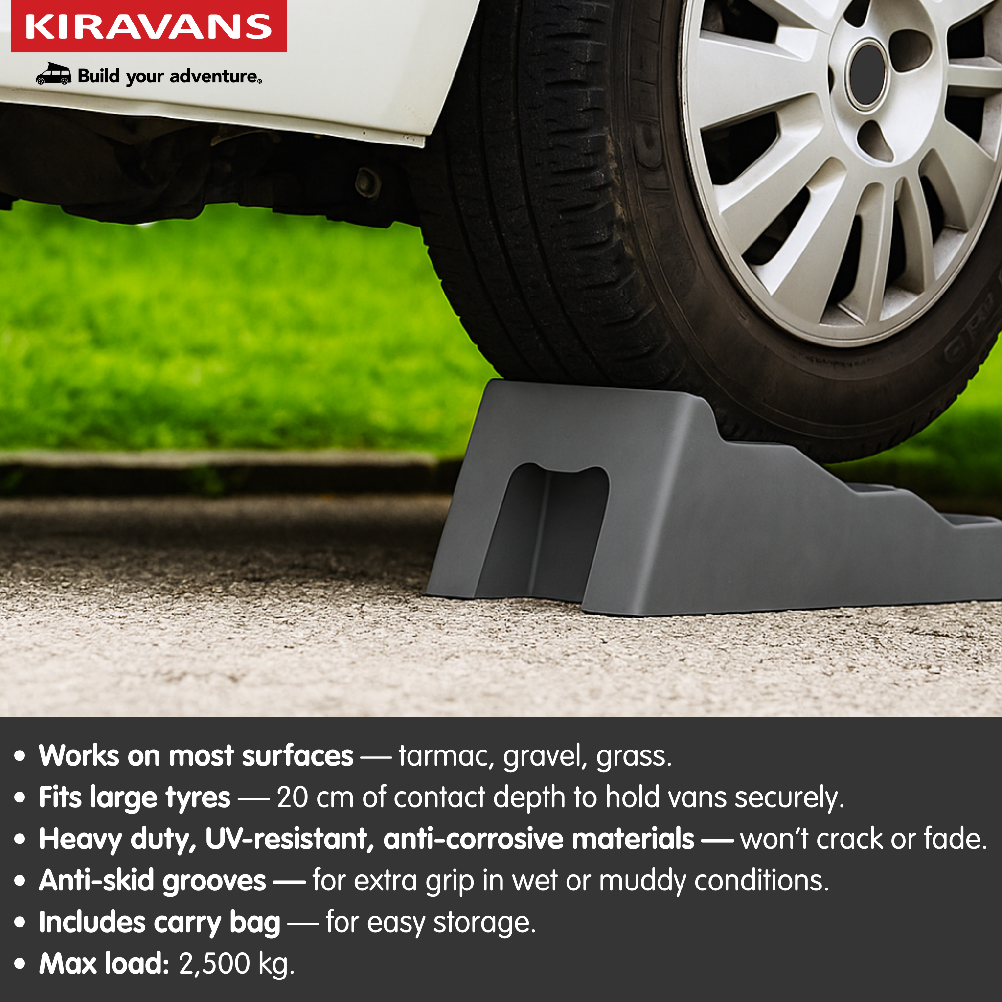 3-Step Van Levelling Ramps (Pair, with Carry Bag)