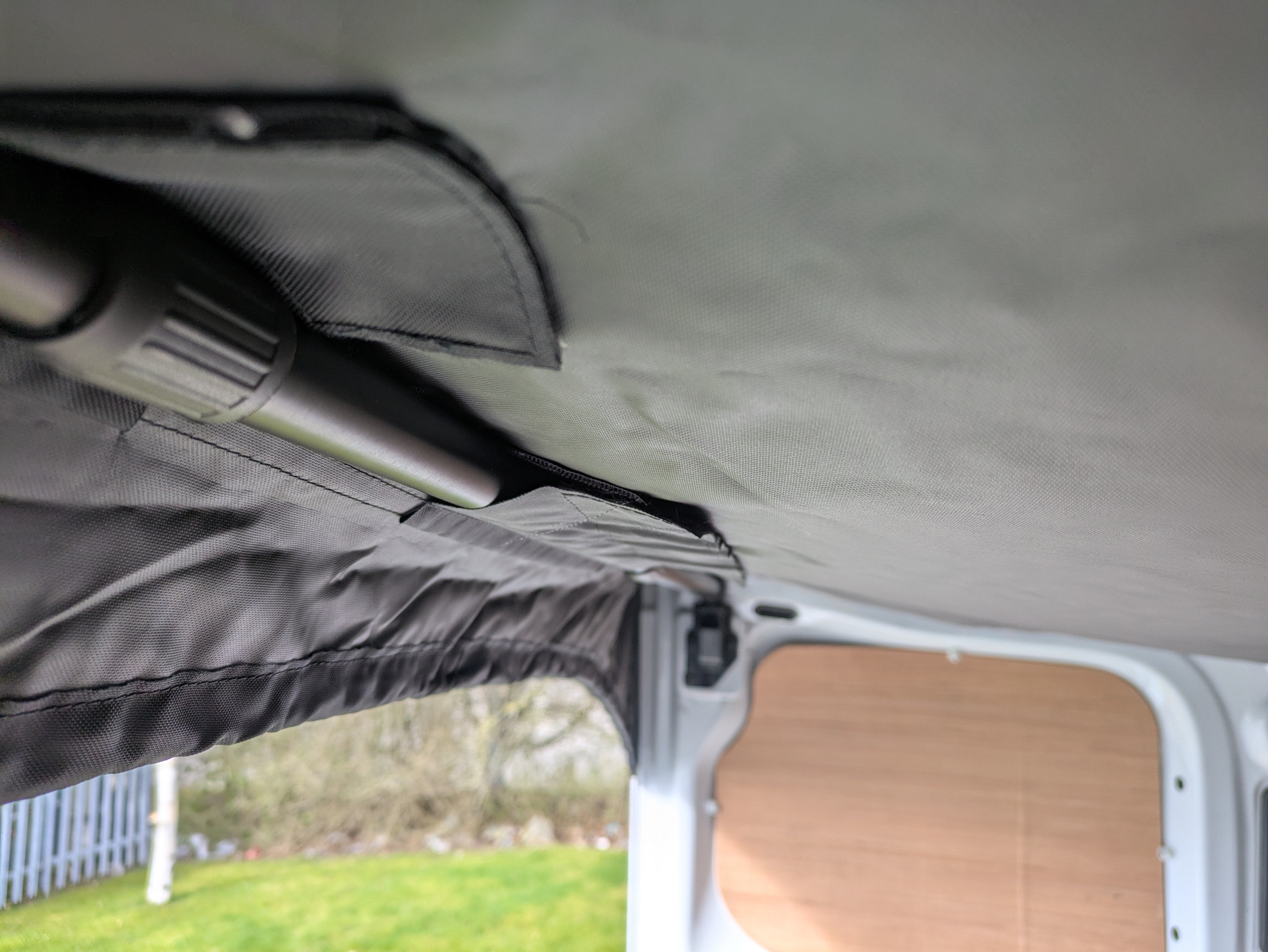 Kiravans Barn Door Campervan Awning for Transit Custom 2024 (v710)