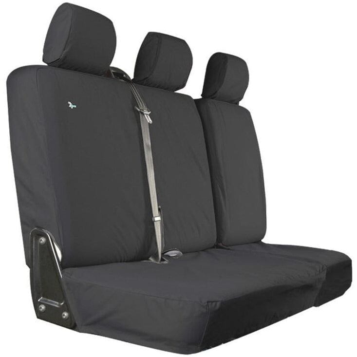 T5/T6/T6.1 Hand Tailored Waterproof Seat Covers Kiravans Rear Seat: Folding Kombi 3 Seater