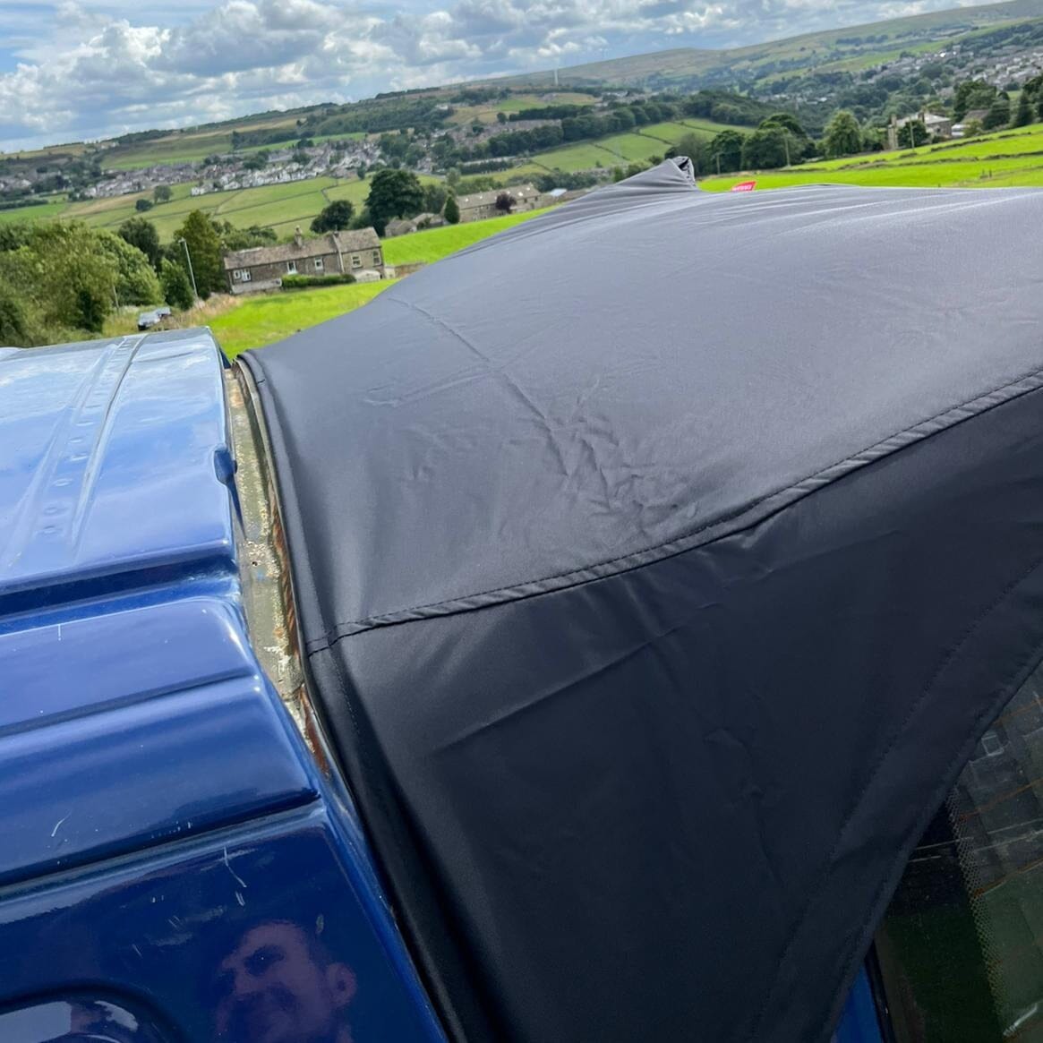 No Tailgate? No problem... Barn Door Campervan Awning for VW T4 Designed by Kiravans