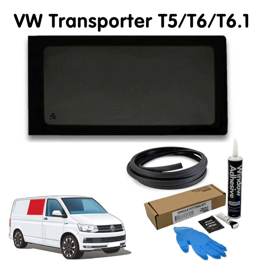 Right Fixed Window + Fitting Kit for VW Transporter T5 to T6.1 (2003-2024)