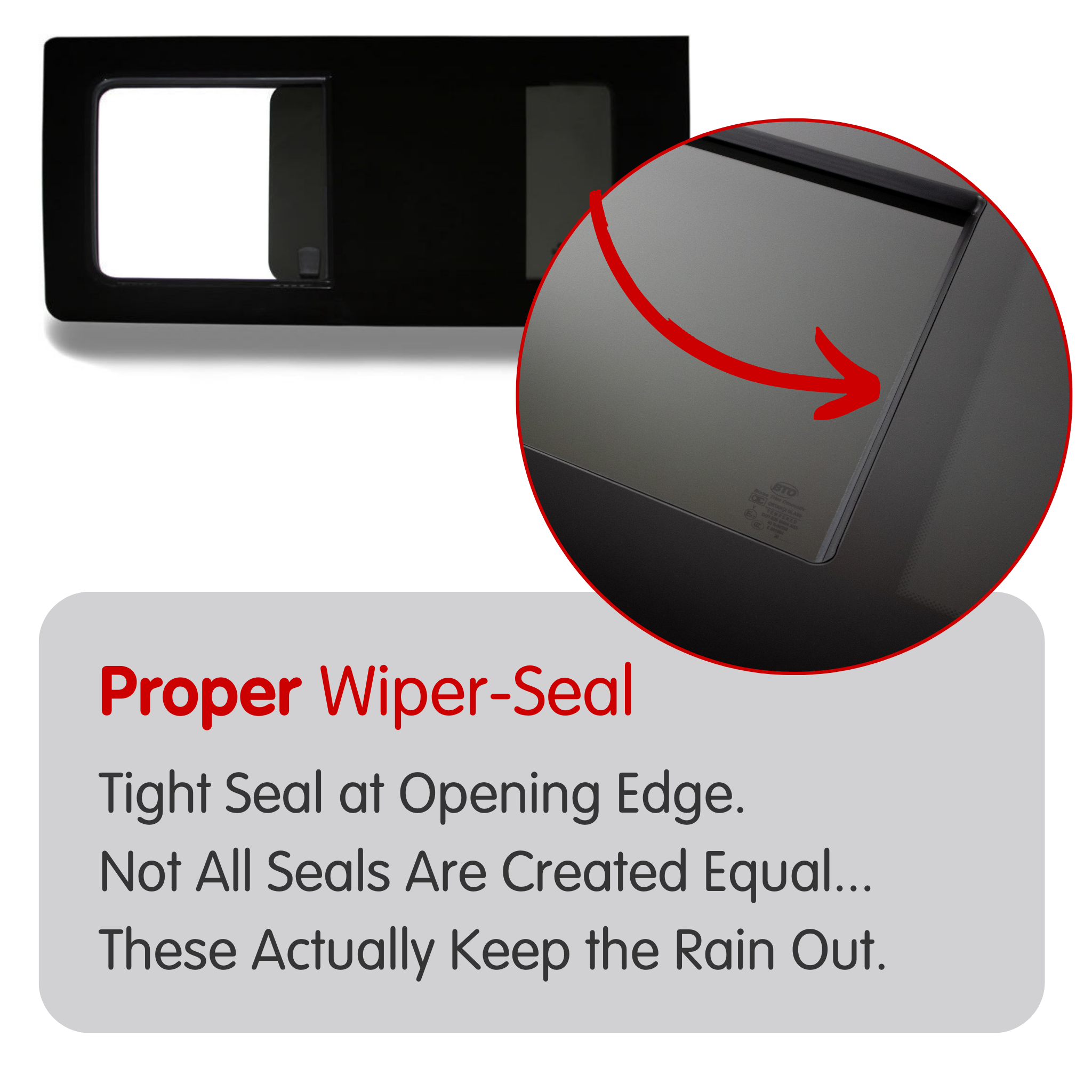 1 Left Fixed + 1 Right Opening Side Window + Fitting Kit for VW Transporter T5 to T6.1 (2003-2024)