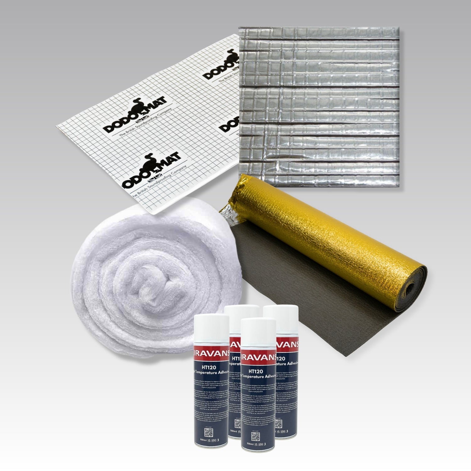 Van Insulation Kit – Sound Deadening, Thermal Foam, Thermal Fill & Underfloor for Ultimate Warmth