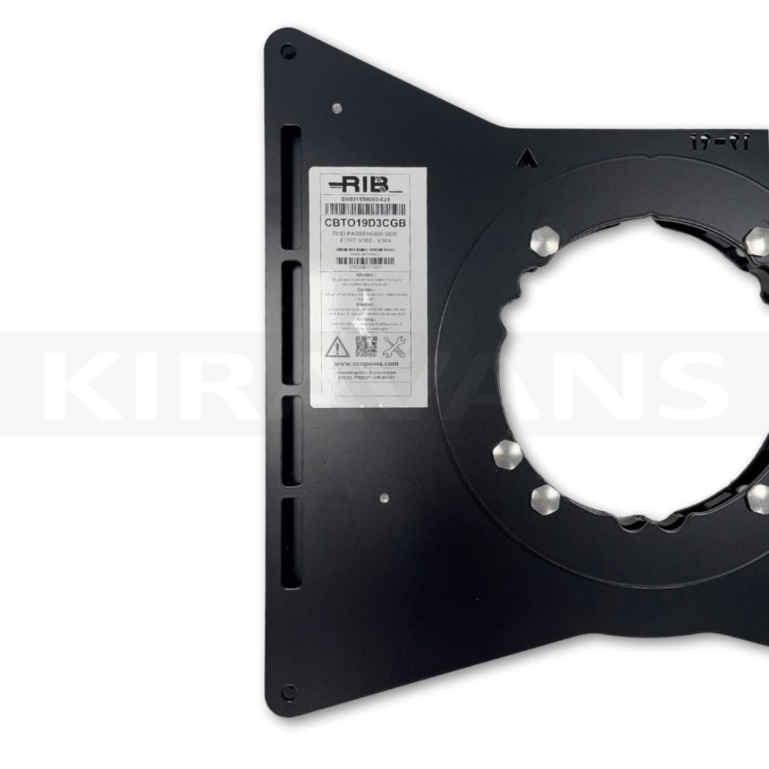 Ford Transit Custom 1st Gen V362 (2013-2023) RIB V3 Single Seat Swivel - PASSENGER