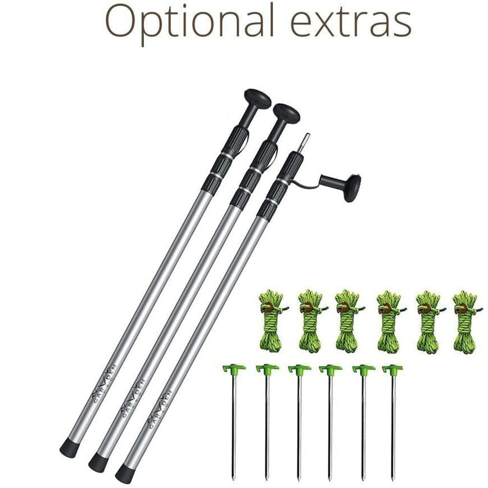 Kiravans Railsail Awning - The Versatile Multi-pointed, Heavy-duty Campervan Shelter Designed by Kiravans