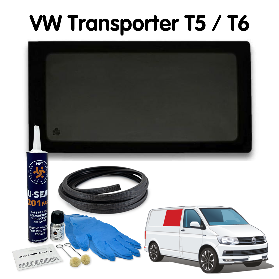 Right Fixed Window + Fitting Kit for VW Transporter T5 to T6.1 (2003-2024)