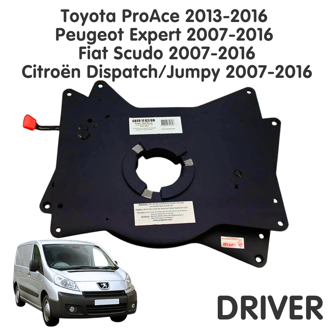 Fiat Scudo (2007-2016) RIB V2 Single Seat Swivel - DRIVER (Right Hand Drive)