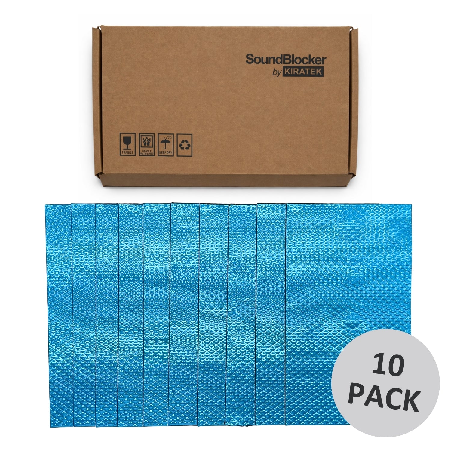 SoundBlocker by KIRATEK – 2mm Soundproofing Mat to Reduce Noise & Vibrations