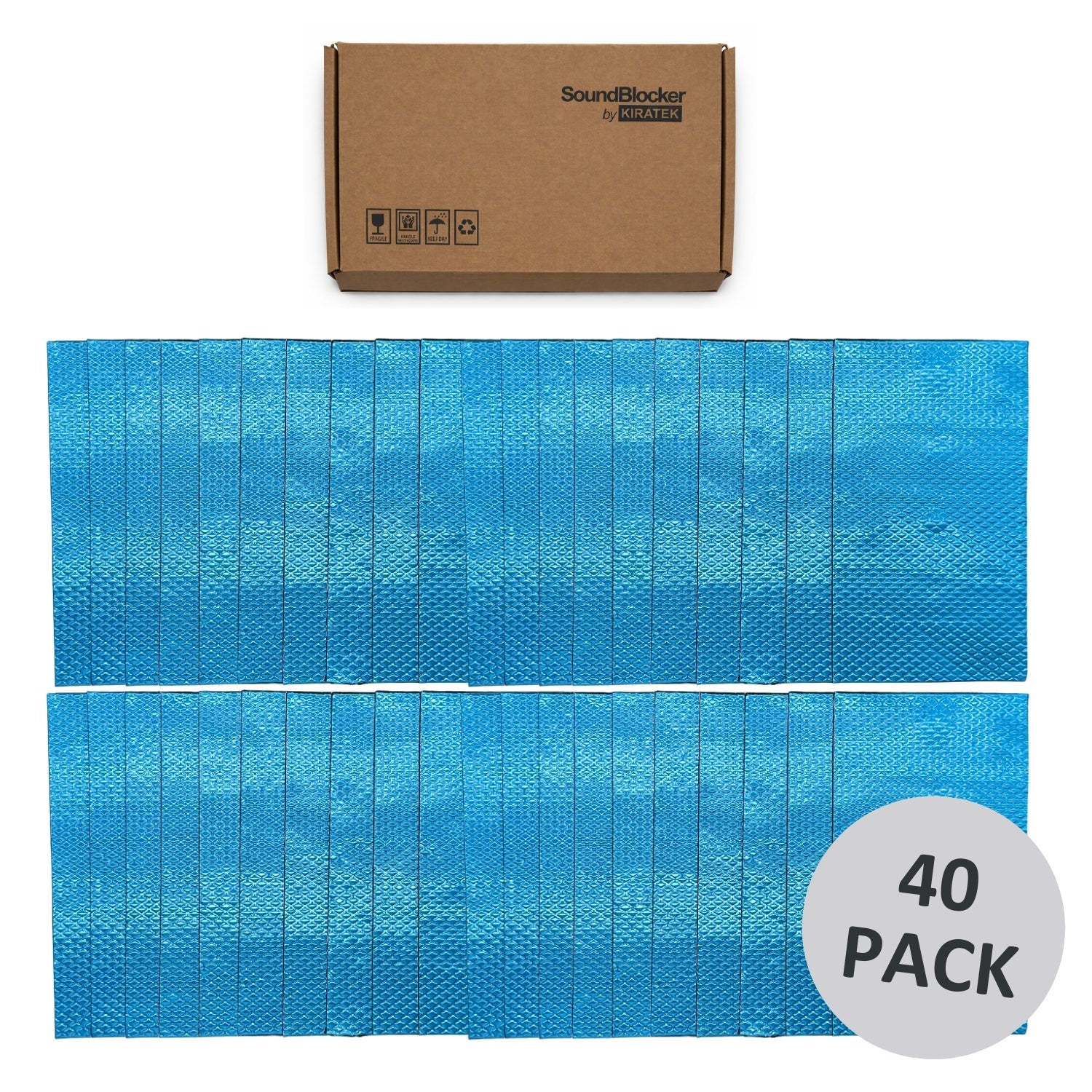SoundBlocker by KIRATEK – 2mm Soundproofing Mat to Reduce Noise & Vibrations