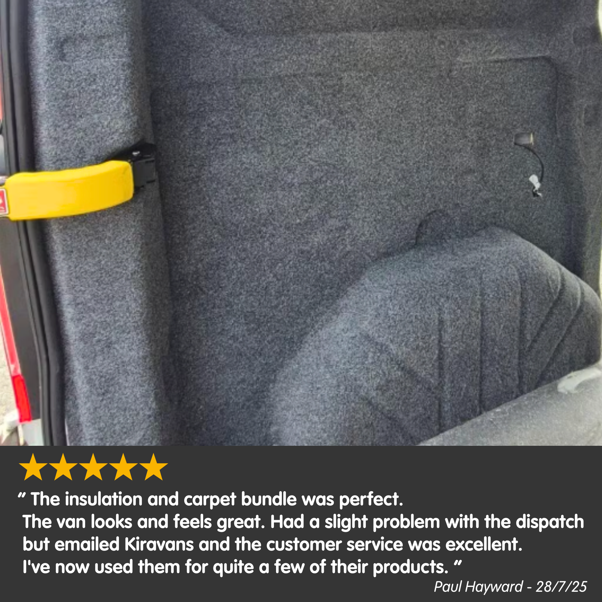 4-Way Stretch Campervan Lining & Insulation Bundle Kit - STANDARD - Ford Transit Custom 2013-2023