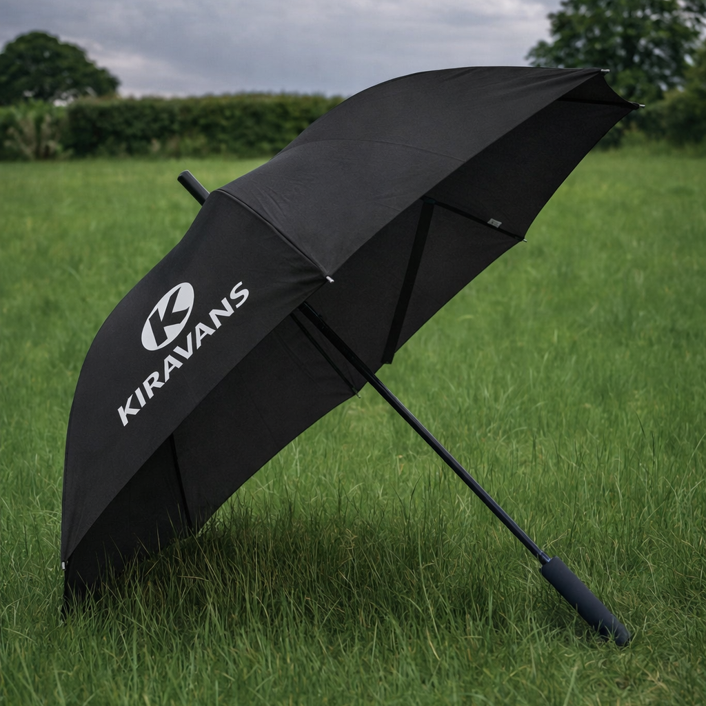 Kiravans Large Automatic Umbrella - Fits Into the VW T5/T6 DoorStore Pocket!