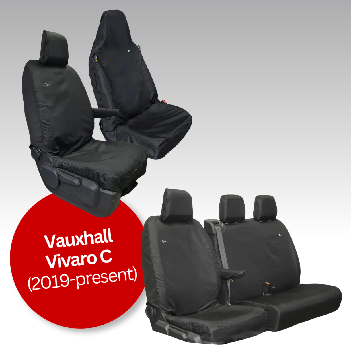 Waterproof Van Seat Covers – Vauxhall Vivaro C (2019 - present)