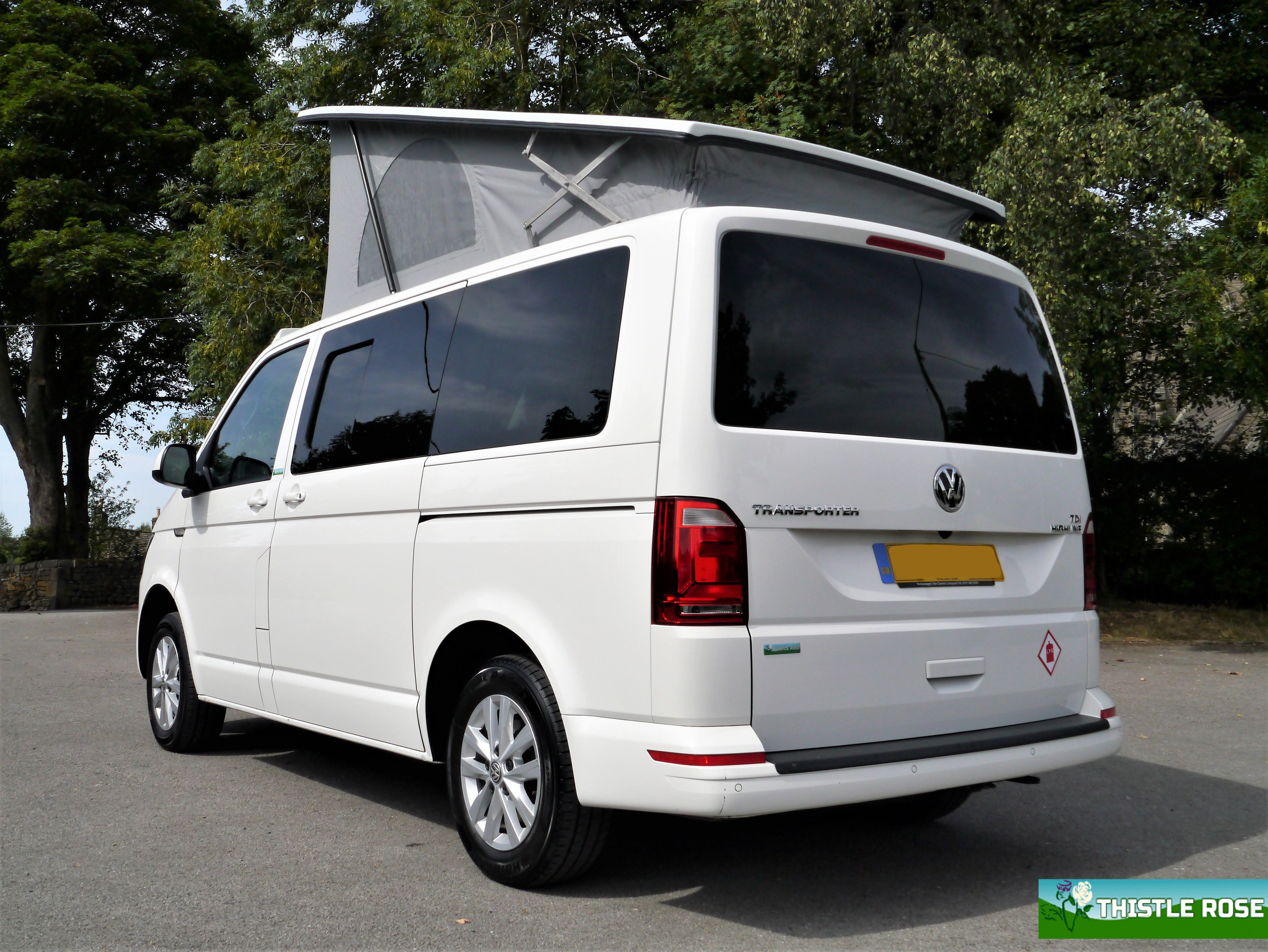 Tailgate Campervan Window + Fitting Kit for VW Transporter T5 to T6.1 (2003-2024)