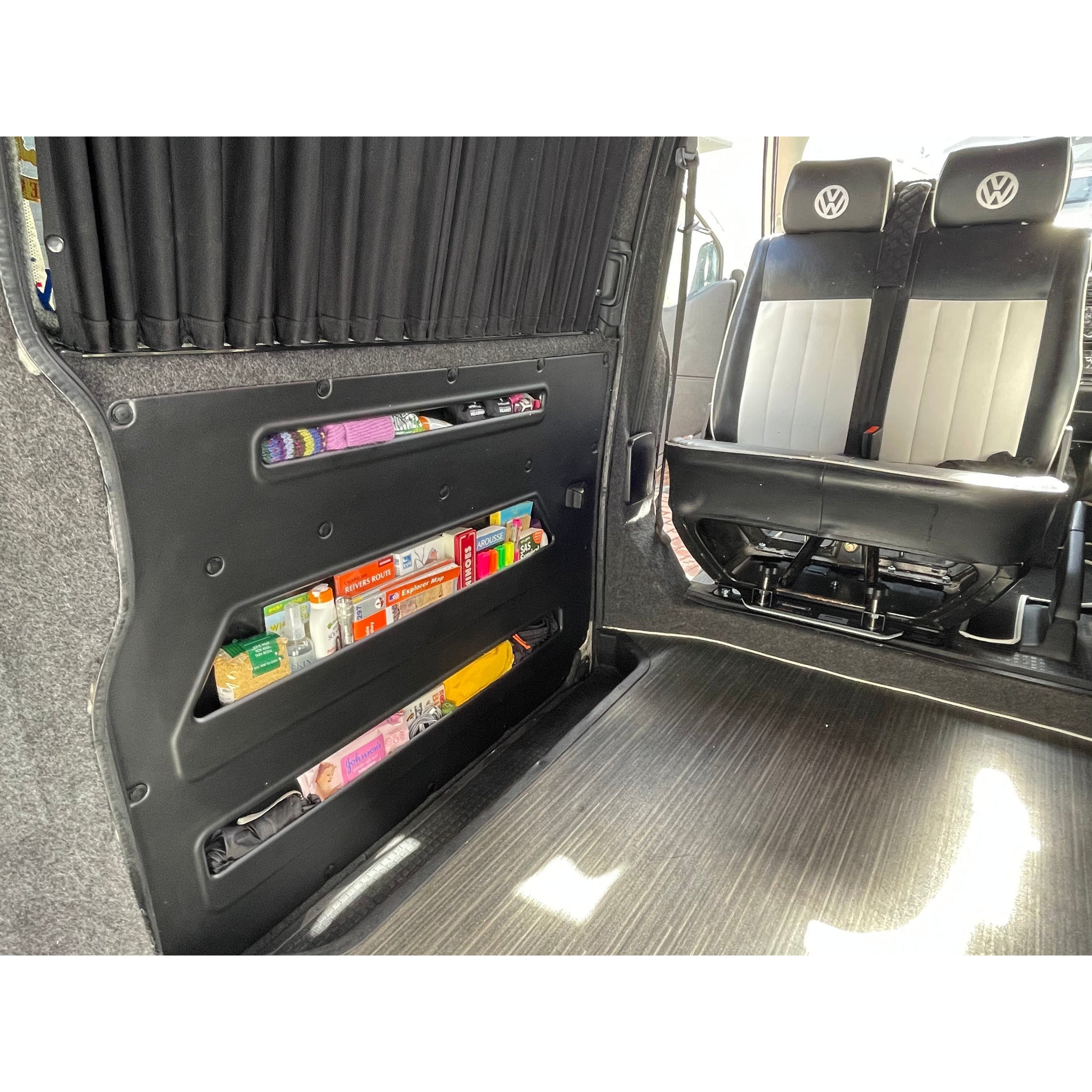 Kiravans VW Transporter T4 DoorStore - Extra Storage for the Sliding Door Designed by Kiravans 