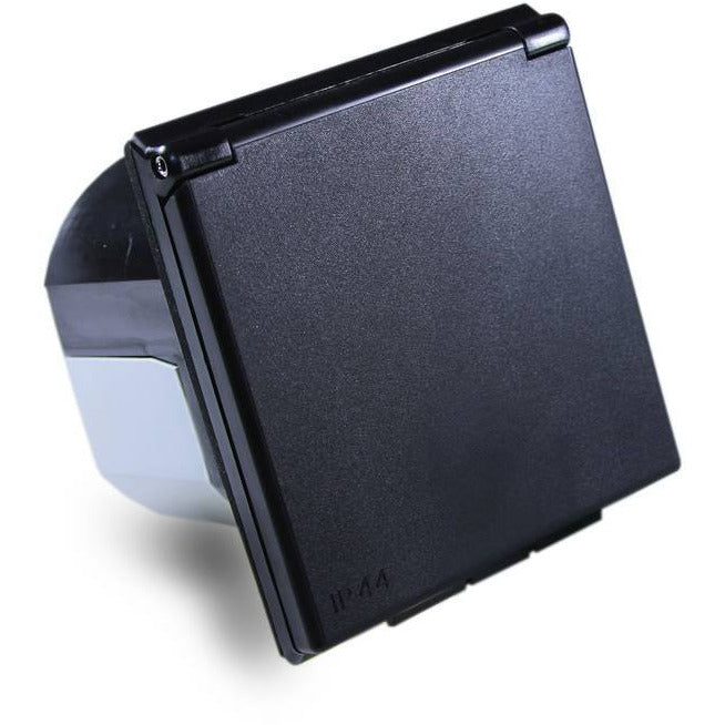 CBE Flush 240V Inlet Box (Black)
