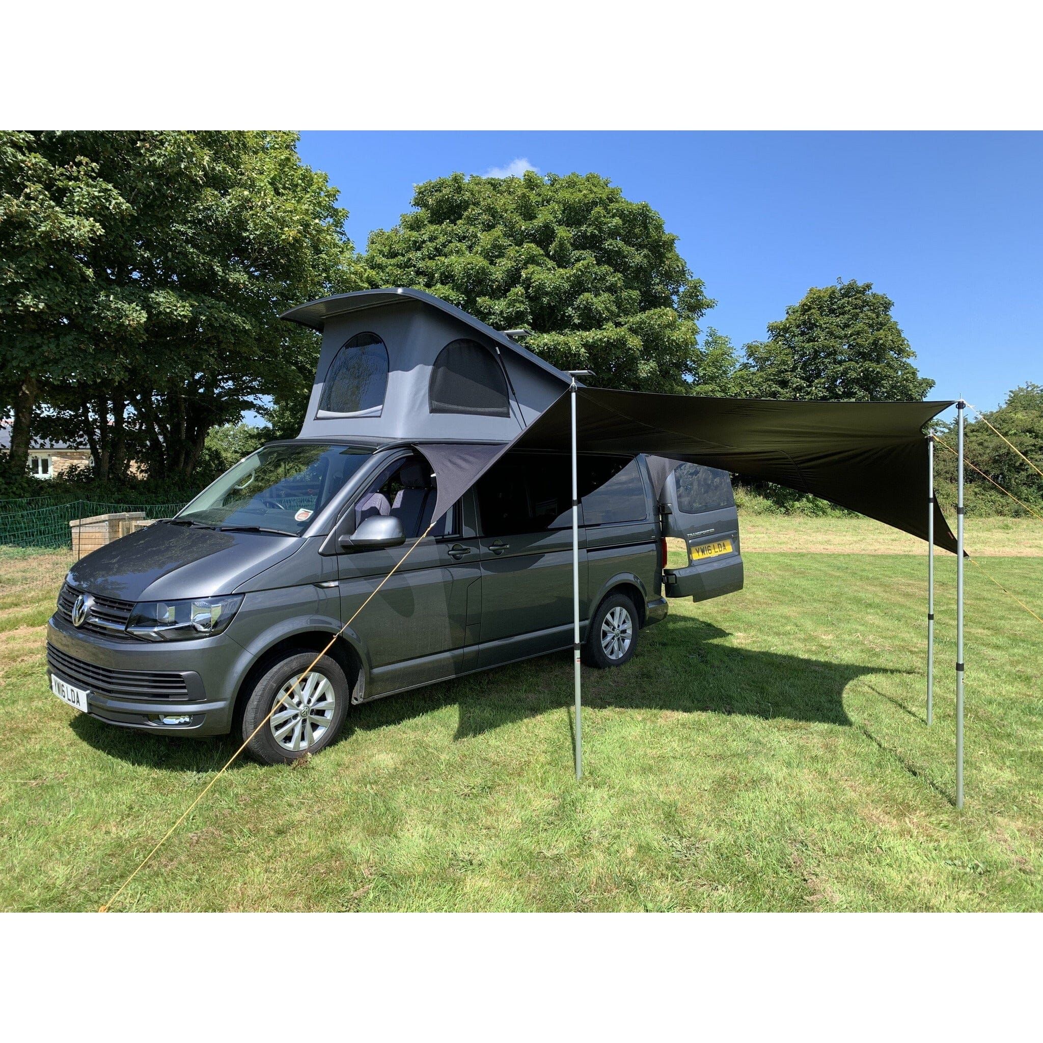 Kiravans Railsail Awning - The Versatile Multi-pointed, Heavy-duty Campervan Shelter Designed by Kiravans