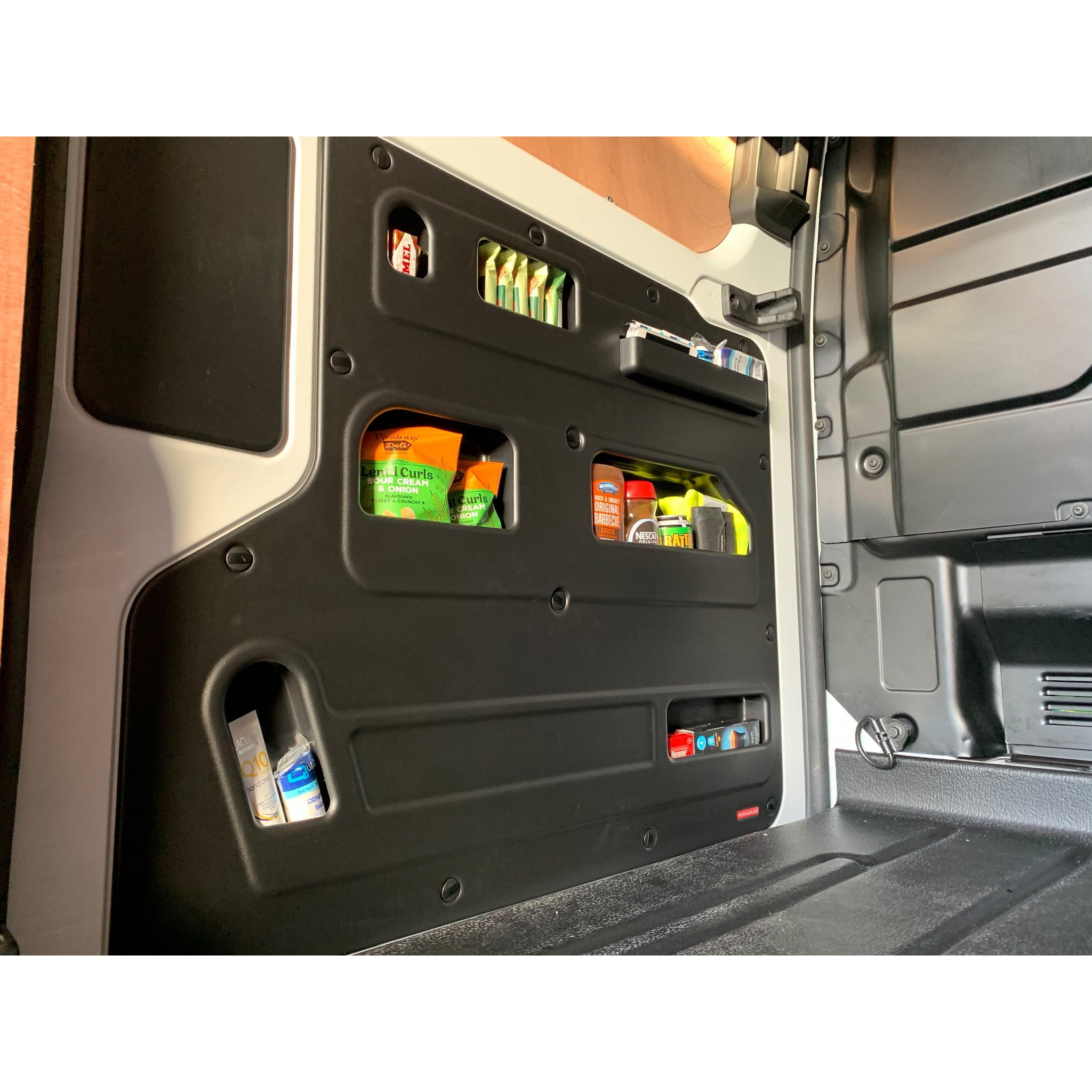 Kiravans Ford Transit Custom Door Store (Left Sliding Door) Designed by Kiravans