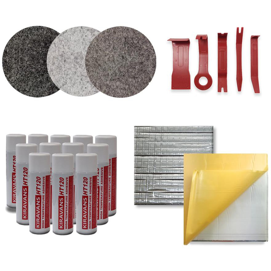 4-Way Stretch Carpet Lining Bundle - Standard Kiravans