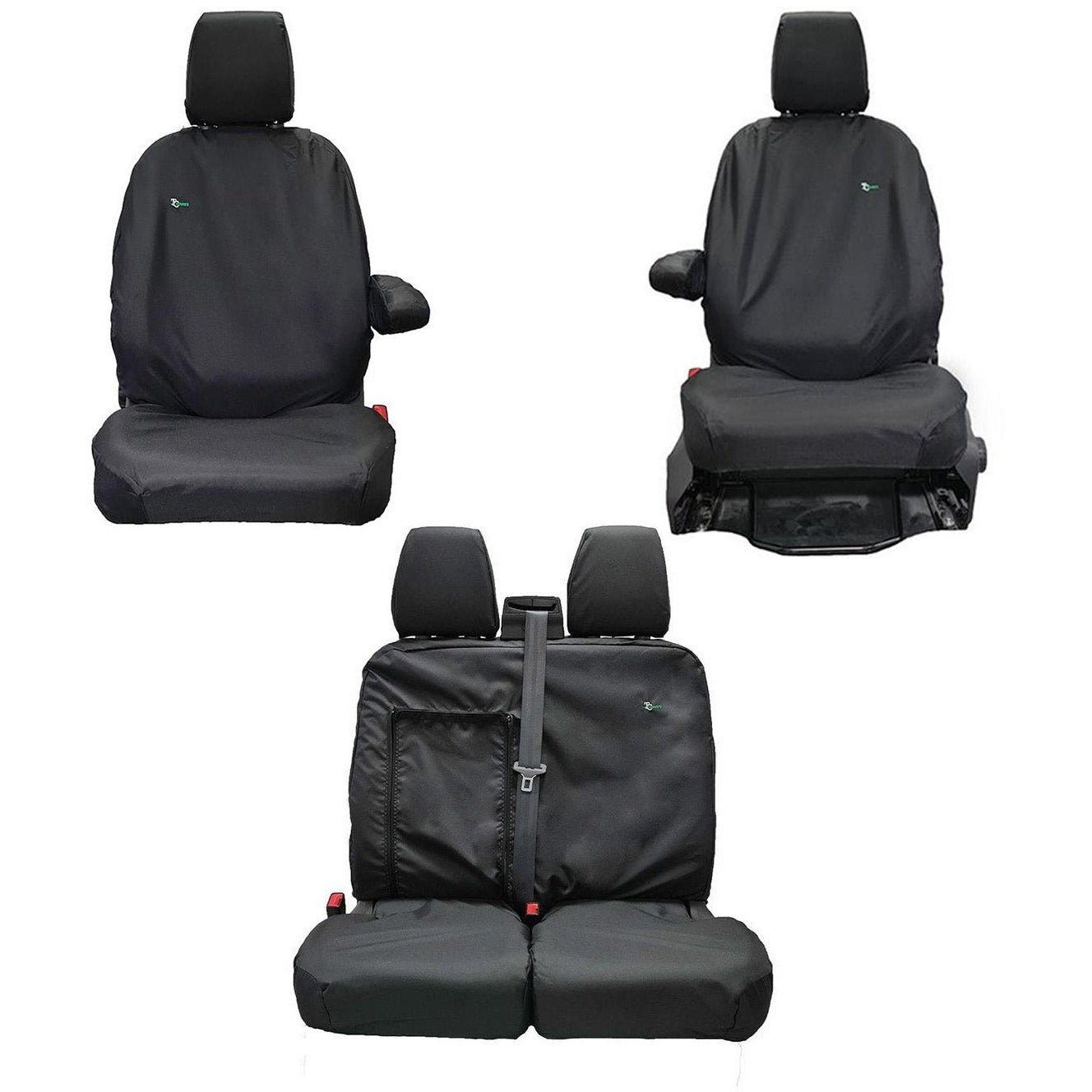 Ford Transit Custom Hand Tailored Seat Covers - Individual Seat Kiravans 