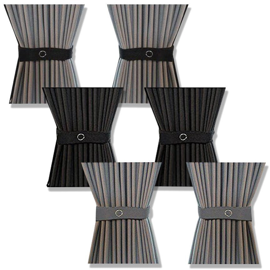 Universal Curtain Kit with 140cm Straight Rails Kiravans