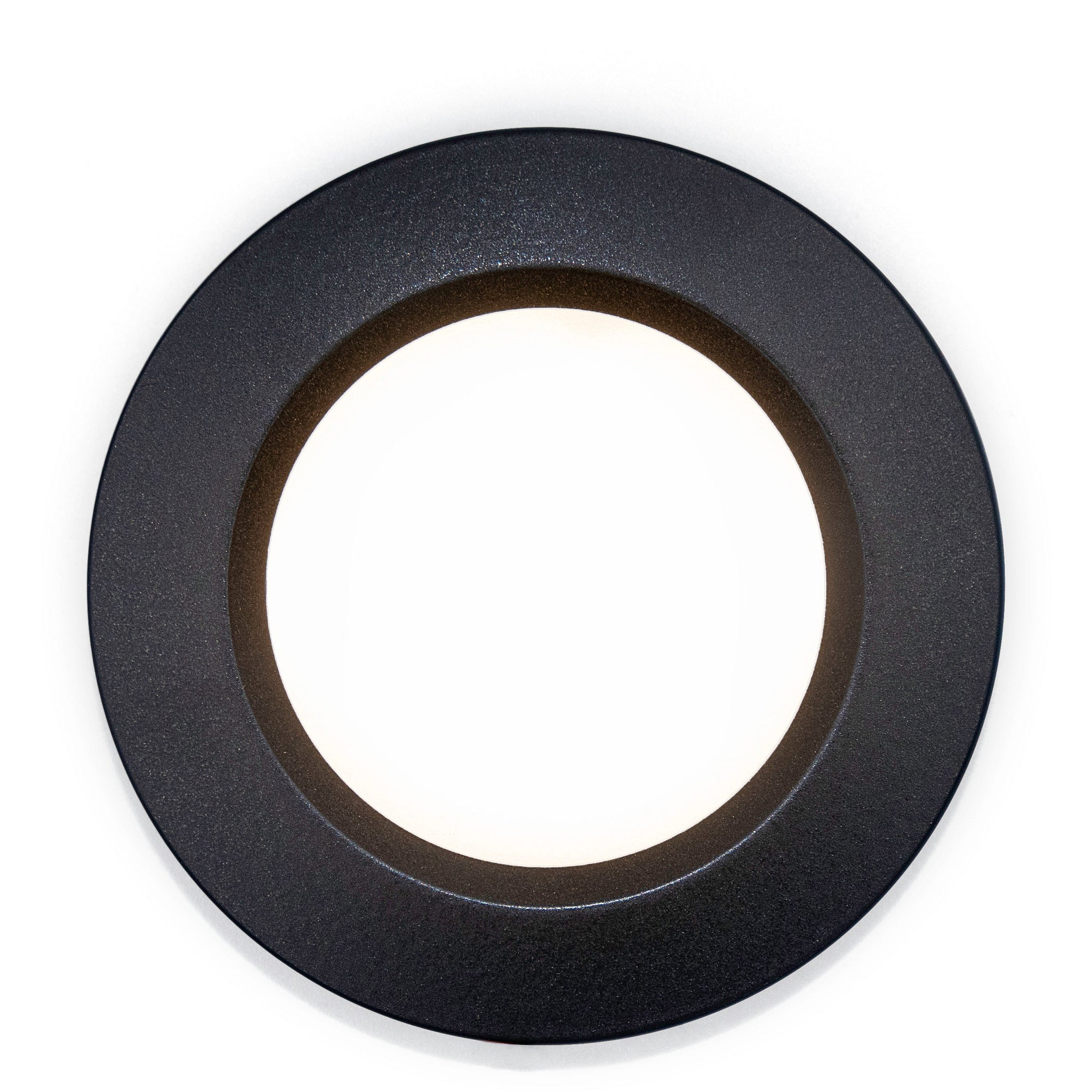 Black 3W 18 LED Recessed Light with Frosted Lens - No Switch (Warm White) Kiravans