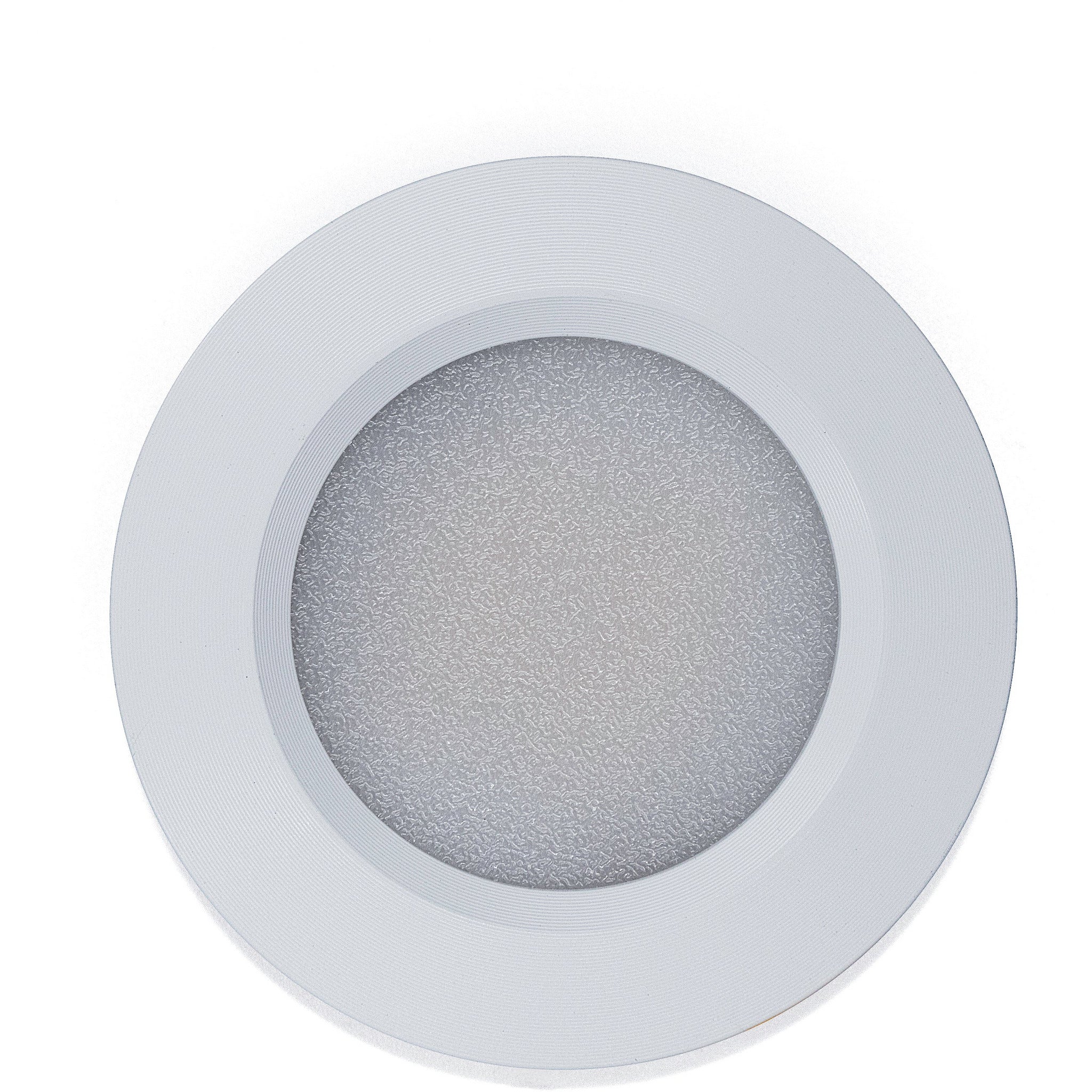 White 3W 18 LED Recessed Light with Frosted Lens - No Switch (Warm White) Kiravans 