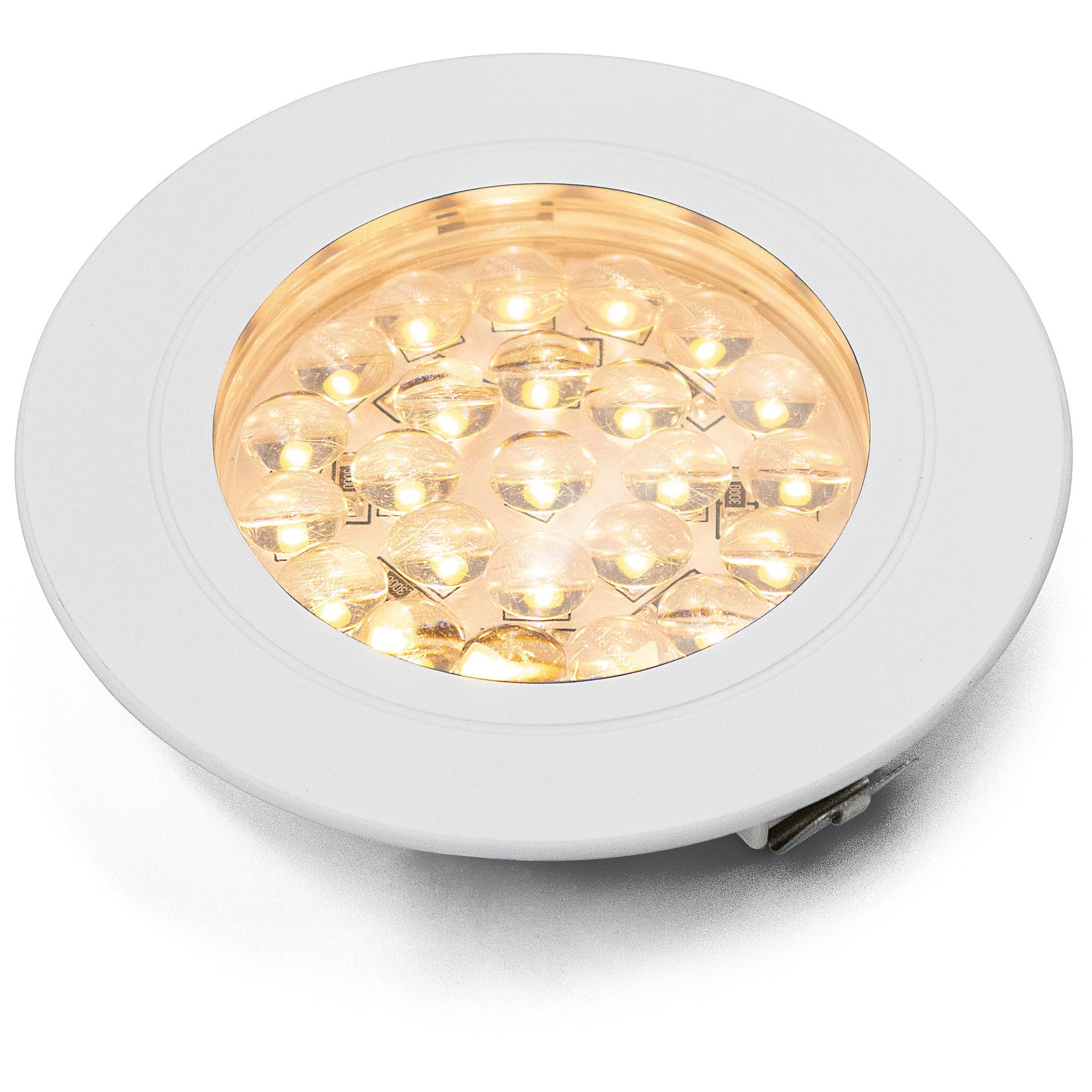 White 2W 24 LED Recessed Light - Dimmable, Touch On/Off (Warm White) Kiravans
