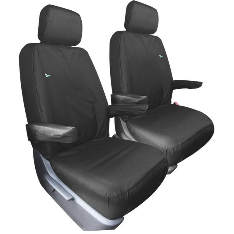 T5/T6 Hand Tailored Seat Covers - Front Set Kiravans Front Single Driver + Front Single Passenger 