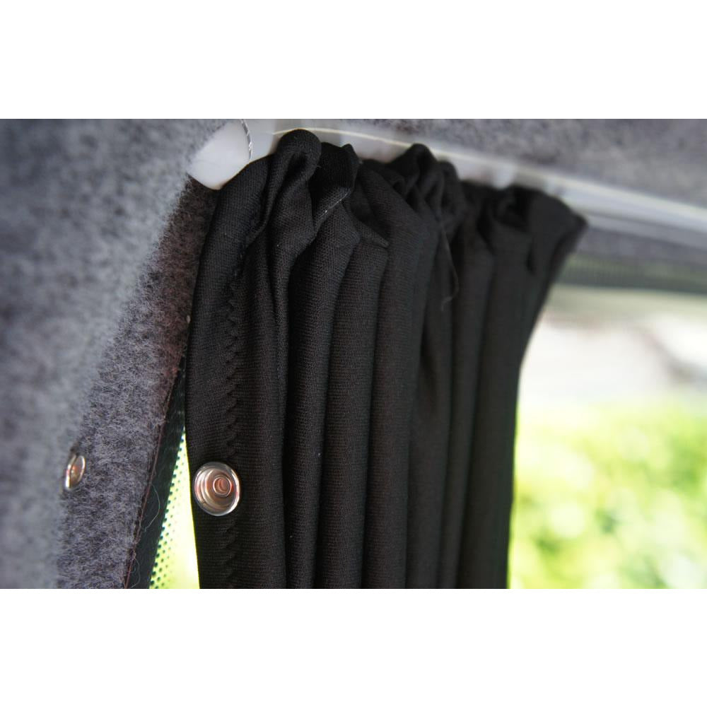 Trafic / Vivaro 2014+ Curtain Kit - Left Back SWB (Blackout) Kiravans 