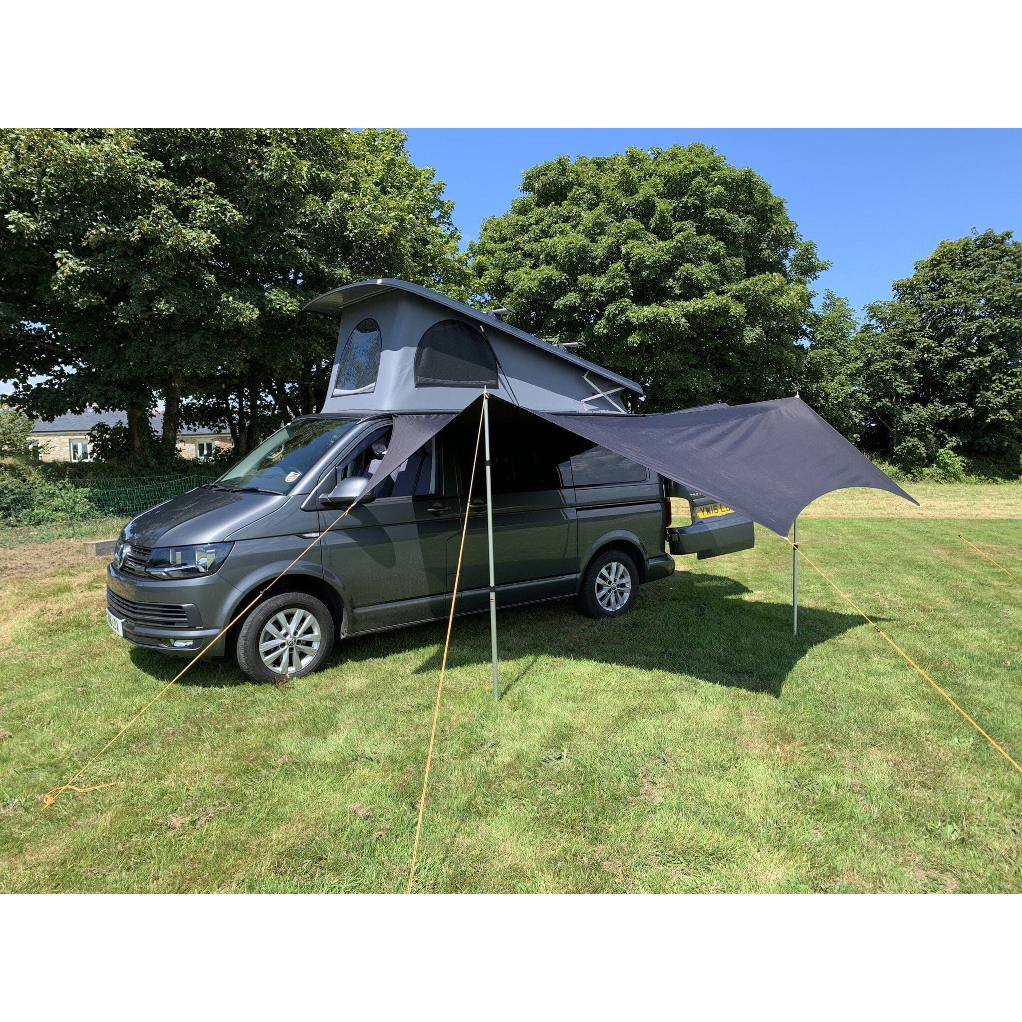 Kiravans Railsail Awning - The Versatile Multi-pointed, Heavy-duty Campervan Shelter Designed by Kiravans