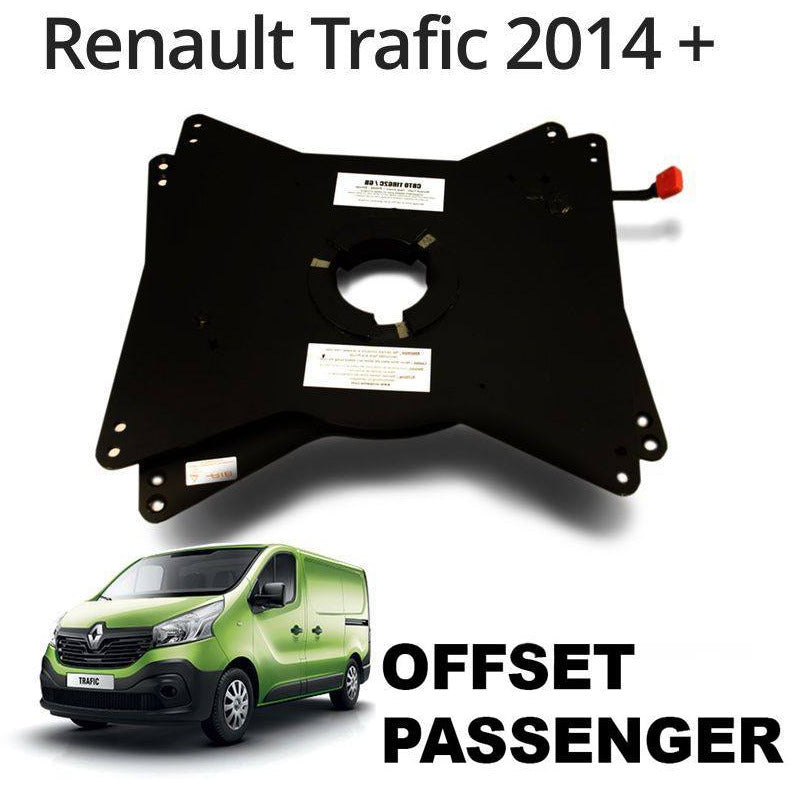 Vivaro / Trafic X82 / NV300 (2014+) & Scudo (2016+) Passenger seat swivel (RIB) with offset