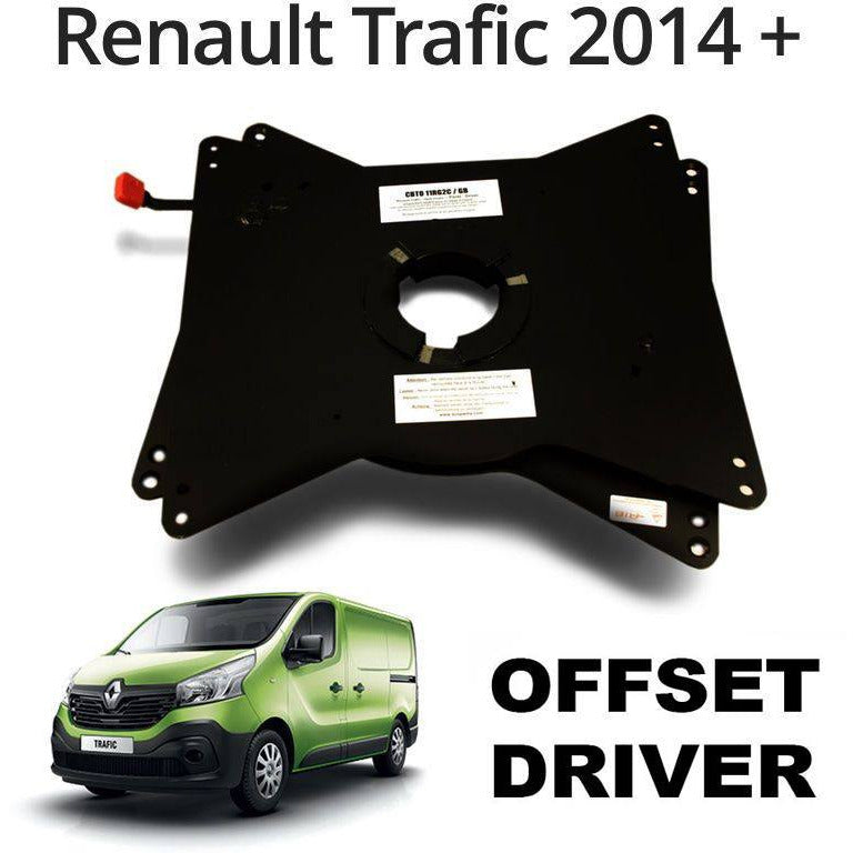 RIB Renault Trafic 2014+ (3rd Gen X82) Single Seat Swivel - Offset Driver (Right Hand Drive) RIB 