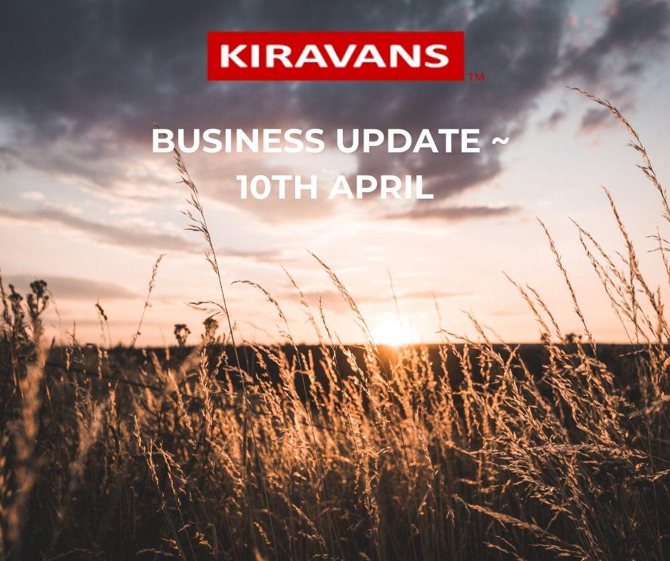 Kiravans COVID-19 Update - 10th April