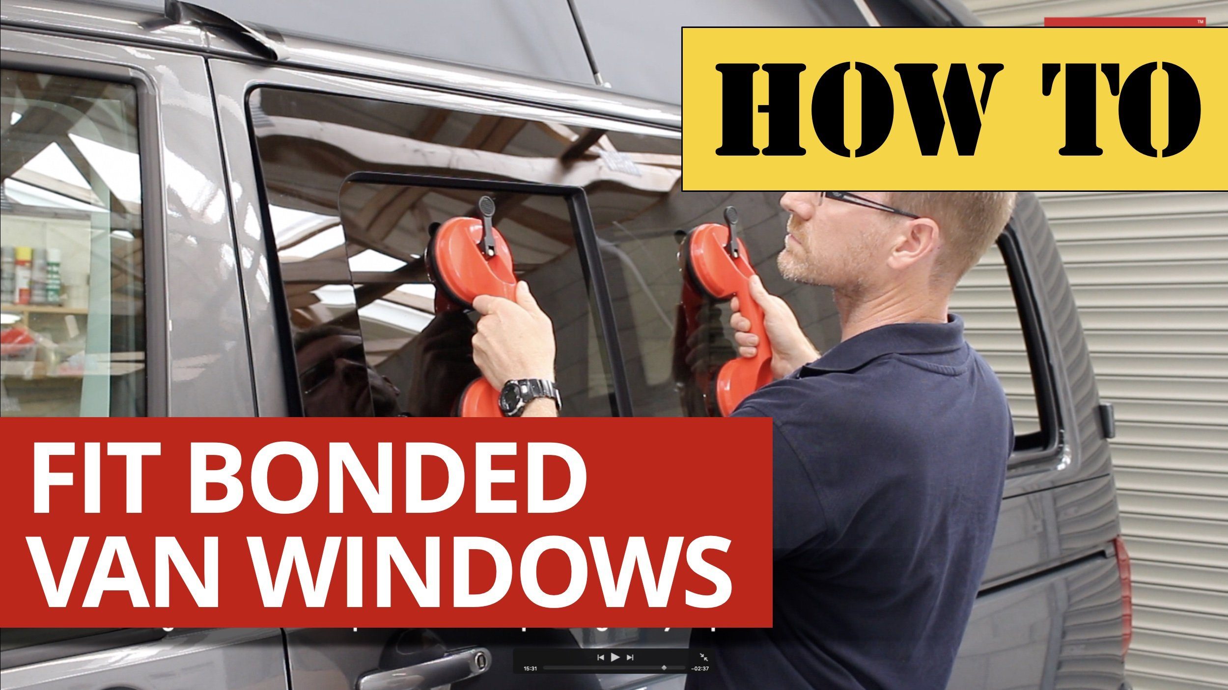 Video: How to Professionally fit VW Van Windows to a VW Transporter T5/T6