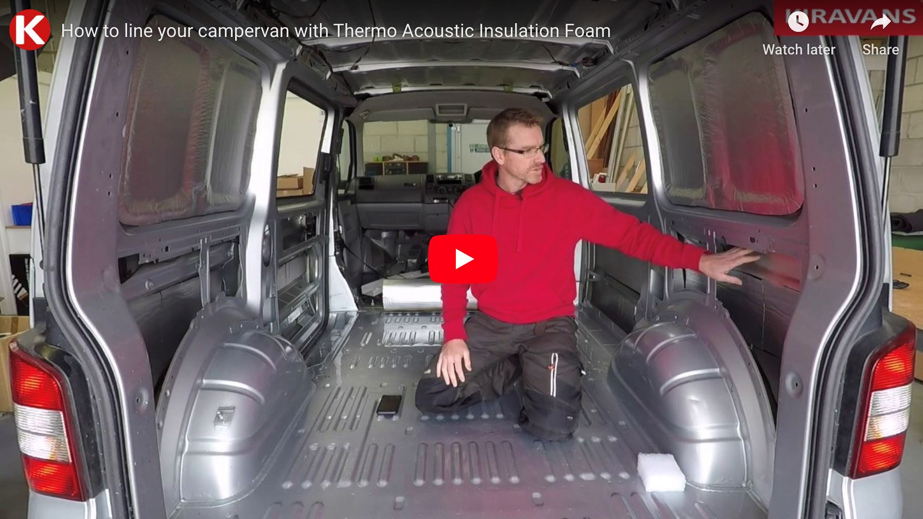How to line your campervan with Thermo Acoustic Insulation Foam