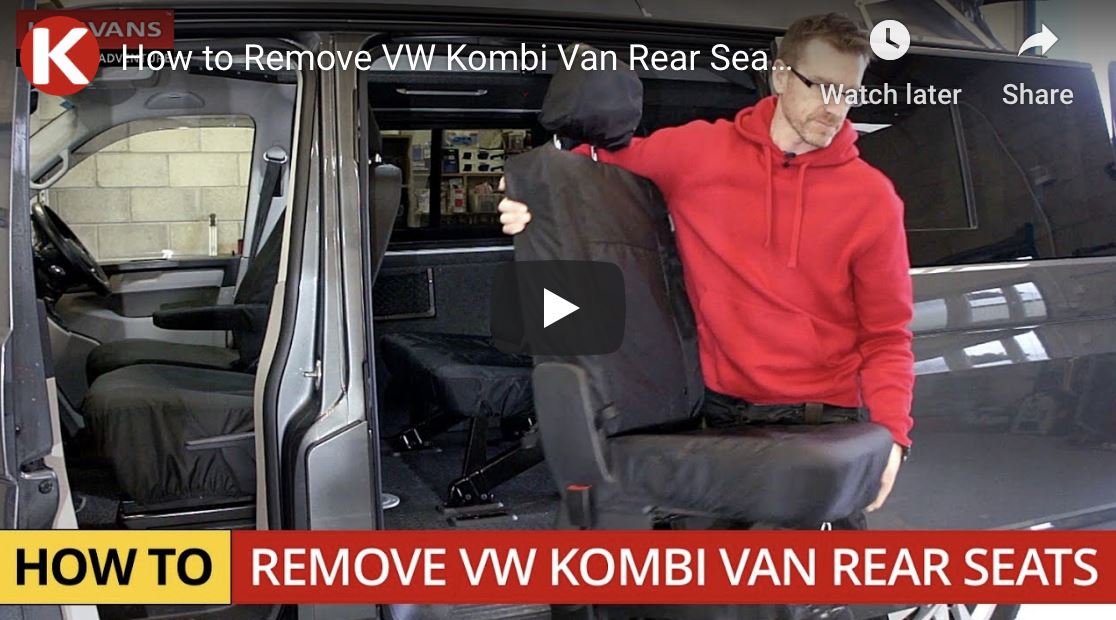 Video: How to remove VW Kombi Van Rear Seats