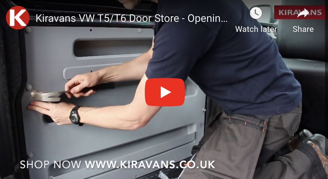 Open up valuable space in your campervan with our easy to fit Door Store