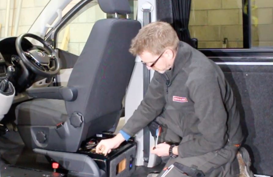 Installing a VW T5 RIB Drivers Seat Swivel Plate in 4 Simple Steps