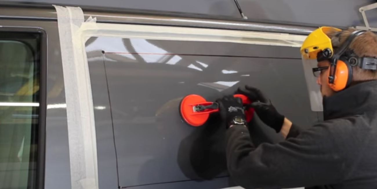 Installing a VW T5/T6 campervan window in 9 simple steps...