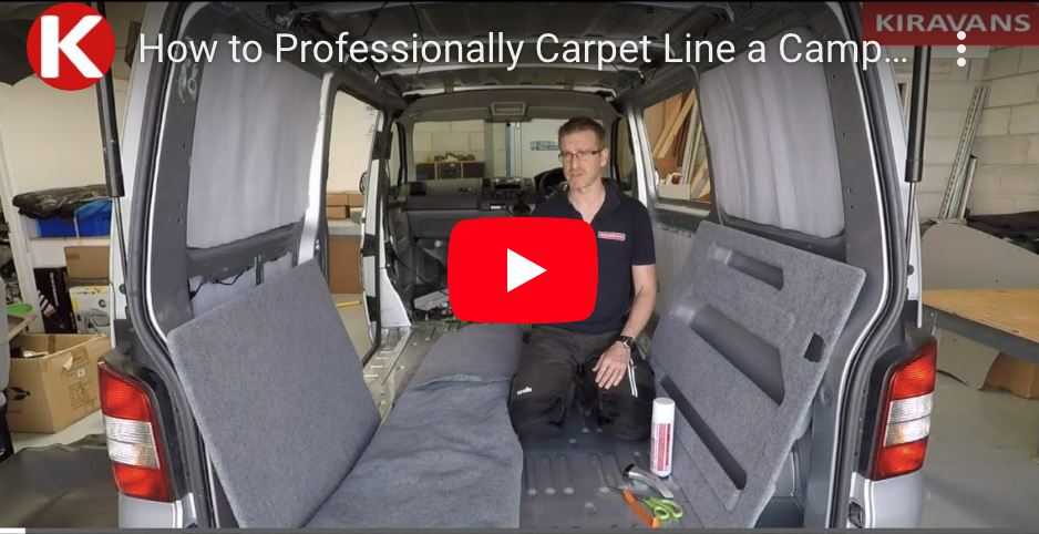 How to Professionally Carpet Line a Campervan Conversion - VW T5/T6