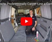How to Professionally Carpet Line a Campervan Conversion - VW T5/T6